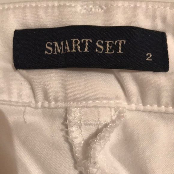 💫4/$30 SMART SET White Skinny Ankle Pants - Picture 8 of 9